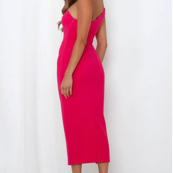 HELLO MOLLY MIDI DRESS FUCHSIA ZARITA - Picture 2 of 5